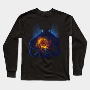 Space Octopus Long Sleeve T-Shirt